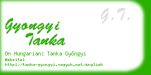 gyongyi tanka business card
